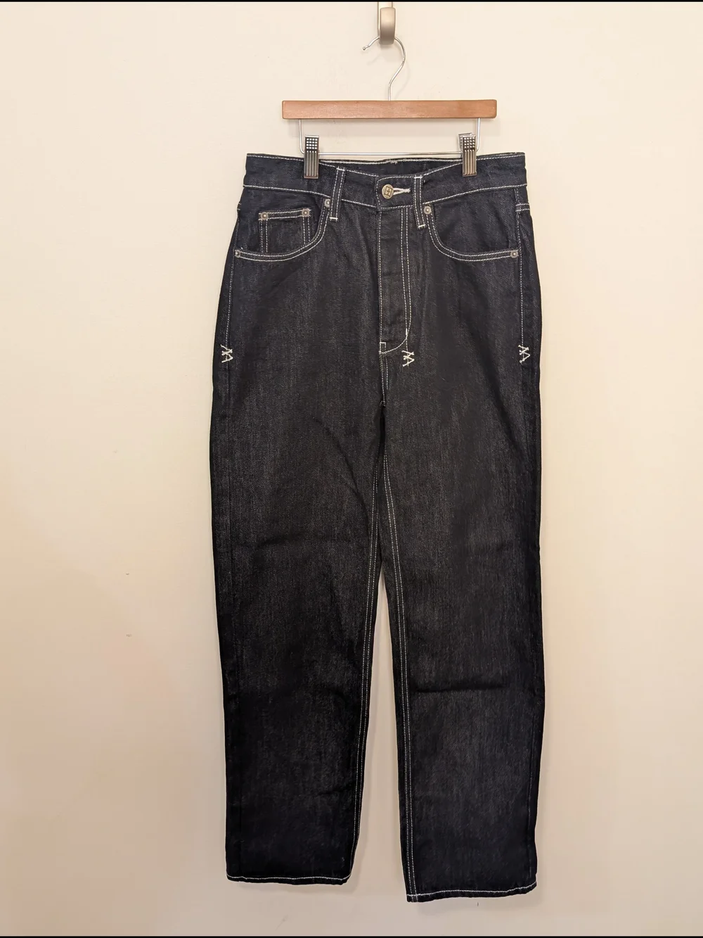 Ksubi Empire Jean Women's Straight-Leg Dark Indigo Jeans Size 26 New Without Tag